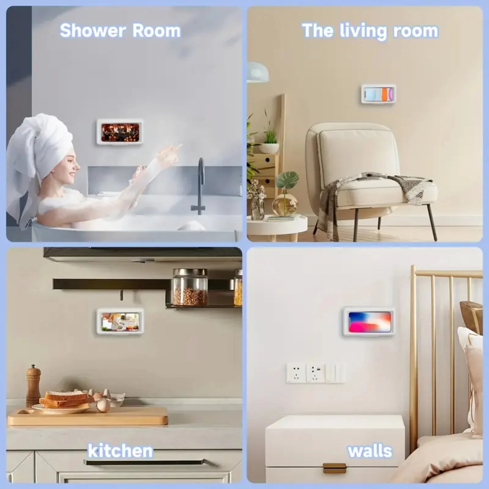 Shower-Proof Phone Holder