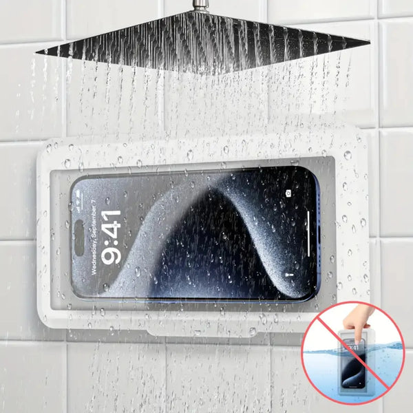 Shower-Proof Phone Holder